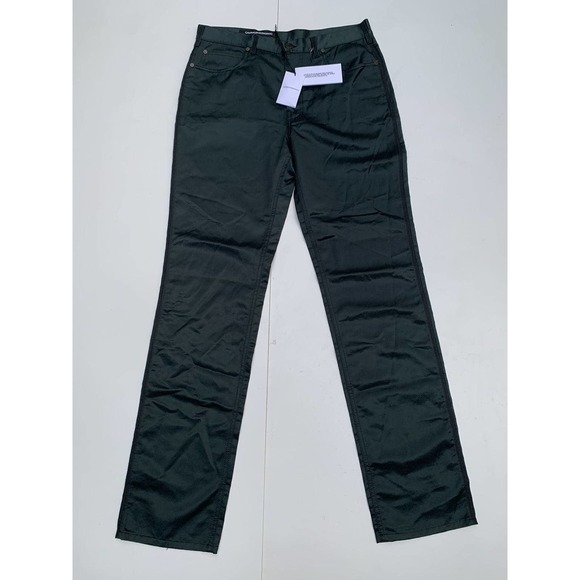 Calvin Klein 305W39NYC x Raf Simons SS18 Runway Satin Green Pants - Picture 2 of 11